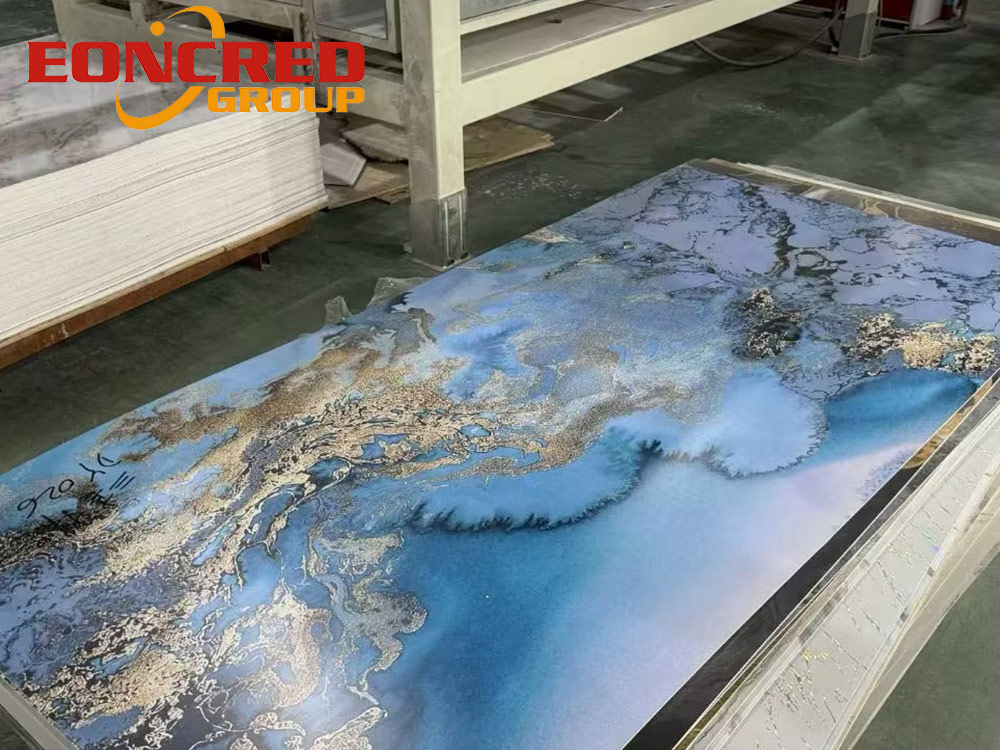 Láde mármol PVC UV: la última solución de pared y superficie de lujo para interiores modernos